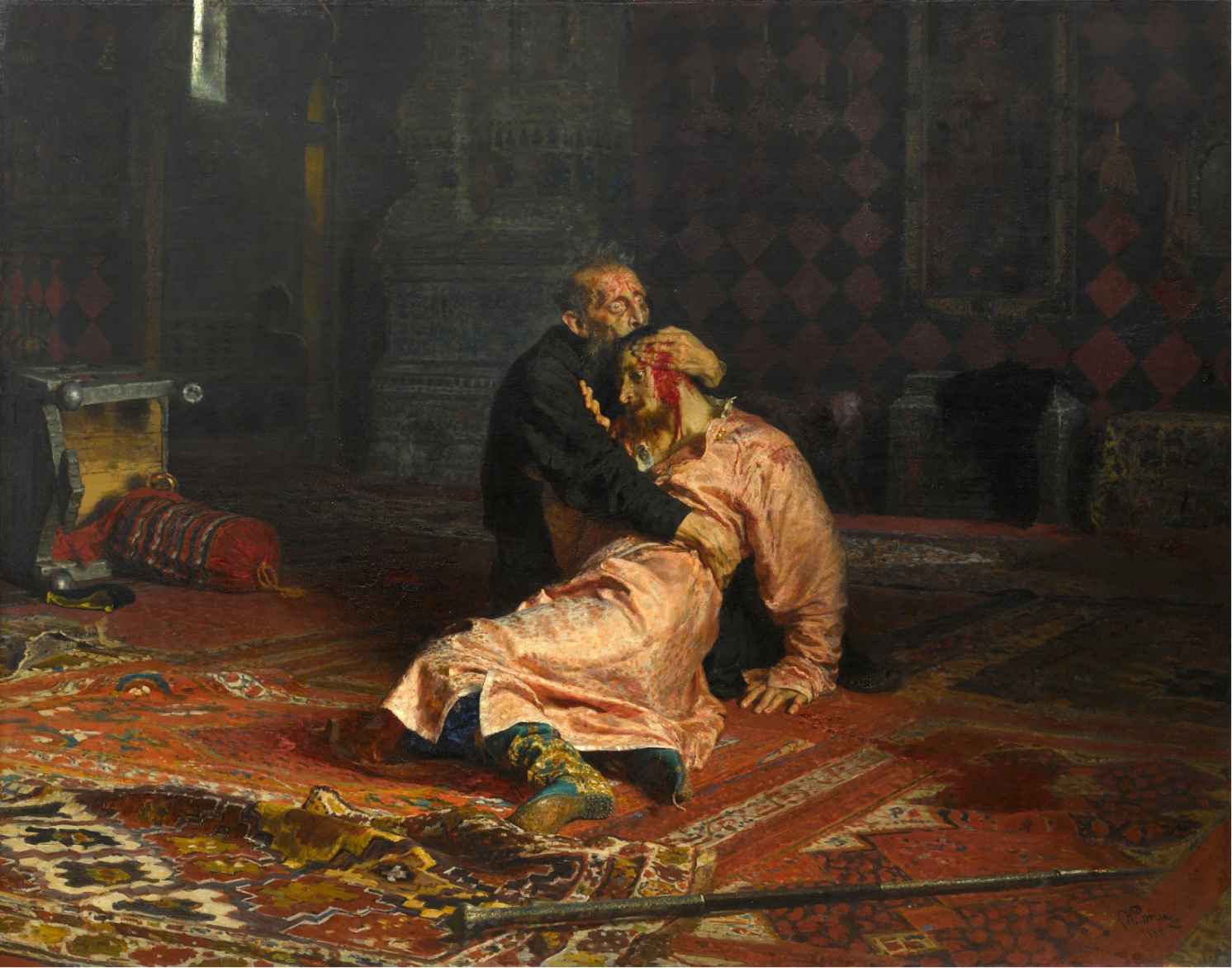 Illustration I Ilya Repins 19 th -century depiction of Ivan the Terrible and - photo 2