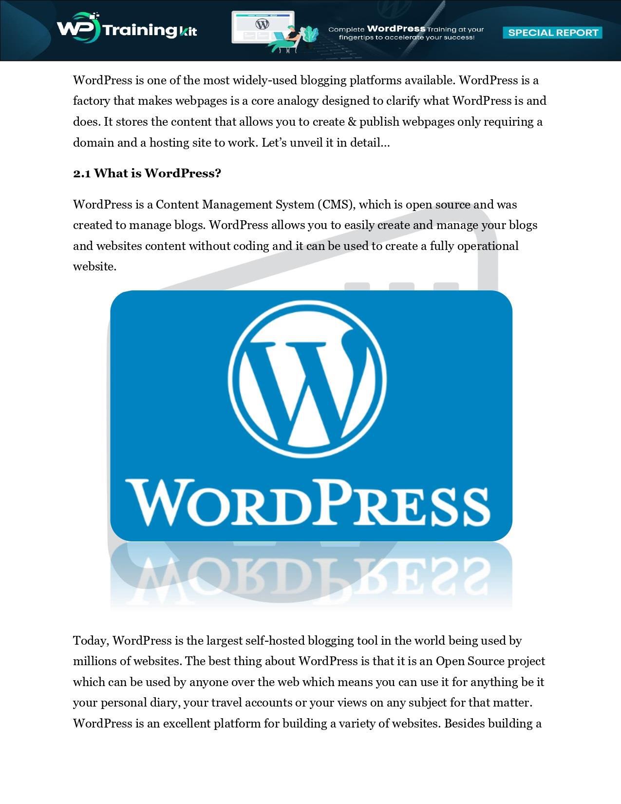 A Complete WordPress Training Handbook - photo 6