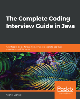 Anghel Leonard - The Complete Coding Interview Guide in Java