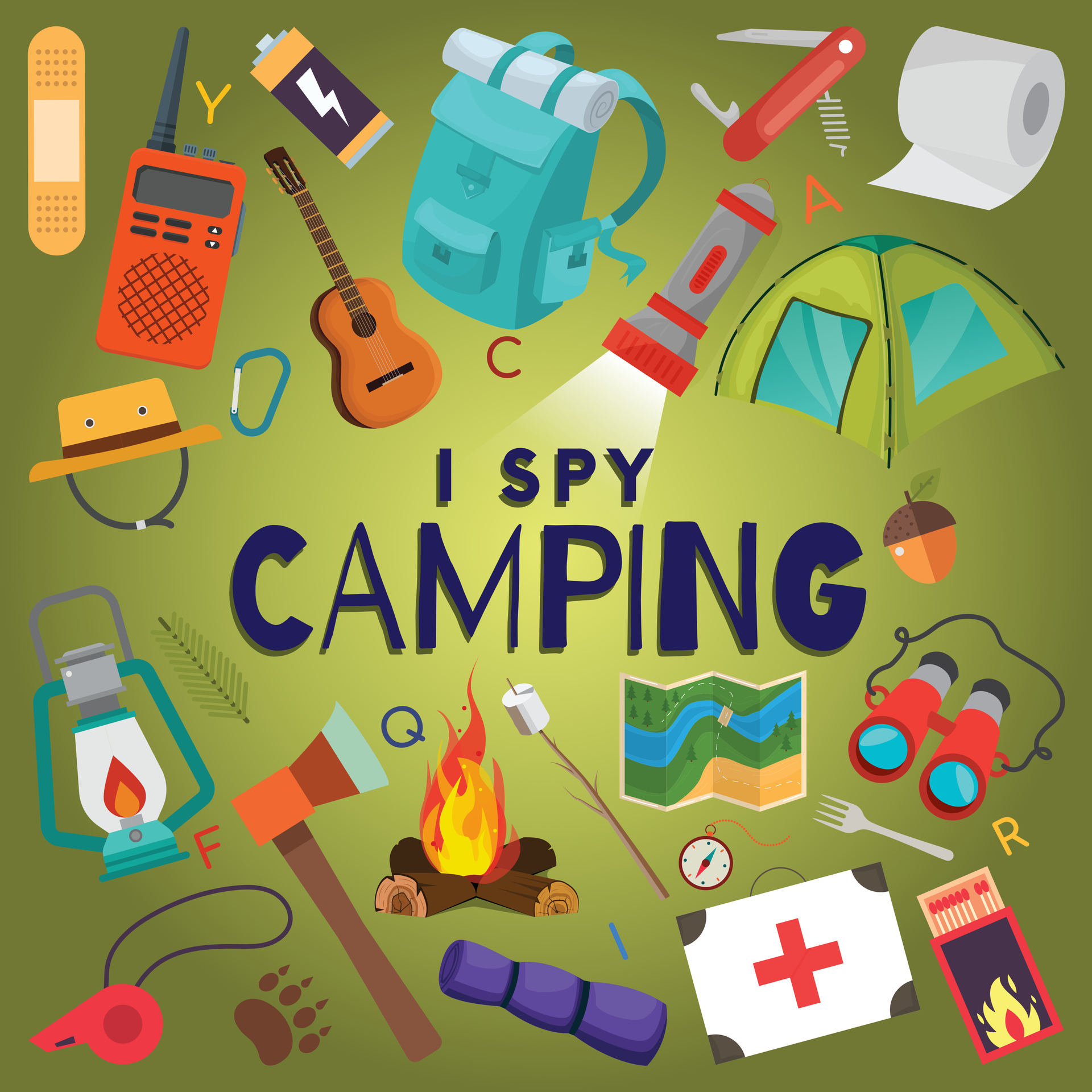 I Spy Camping A Fun Guessing Game Picture Book for Kids Ages 2-5 Toddlers and Kindergartners Picture Puzzle Book for Kids I Spy Books for Kids 7 - photo 1