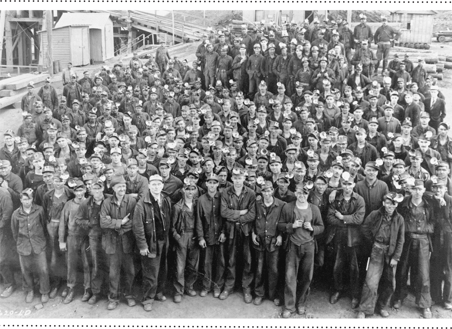 Muscoda Iron Ore miners in the early 1940s S HE WAS ALREADY lying in a coffin - photo 4