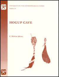 title Hogup Cave Anthropological Papers Salt Lake City Utah No 93 - photo 1