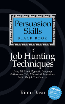 Basu - Persuasion Skills Black Book of Job Hunting Techniques