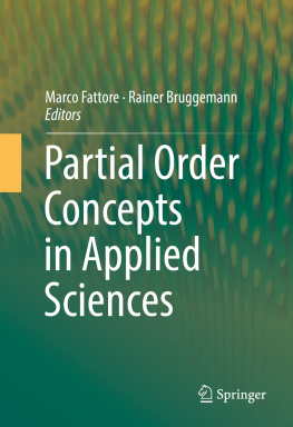 Bruggemann Rainer - Partial Order Concepts in Applied Sciences