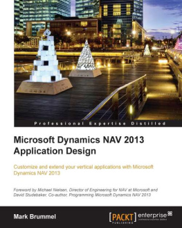 Brummel Mark - Microsoft Dynamics NAV 2013 Application Design