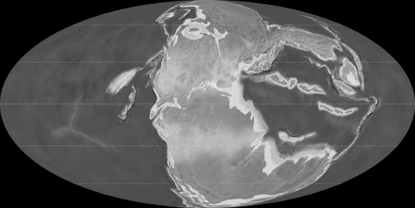 Triassic Period ca 220 million years ago World Maps of the Prehistoric Earth - photo 3