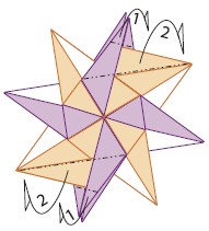 Mountain-fold to lock the groups together The completed Compass Star - photo 14