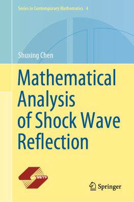 Shuxing Chen - Mathematical Analysis of Shock Wave Reflection