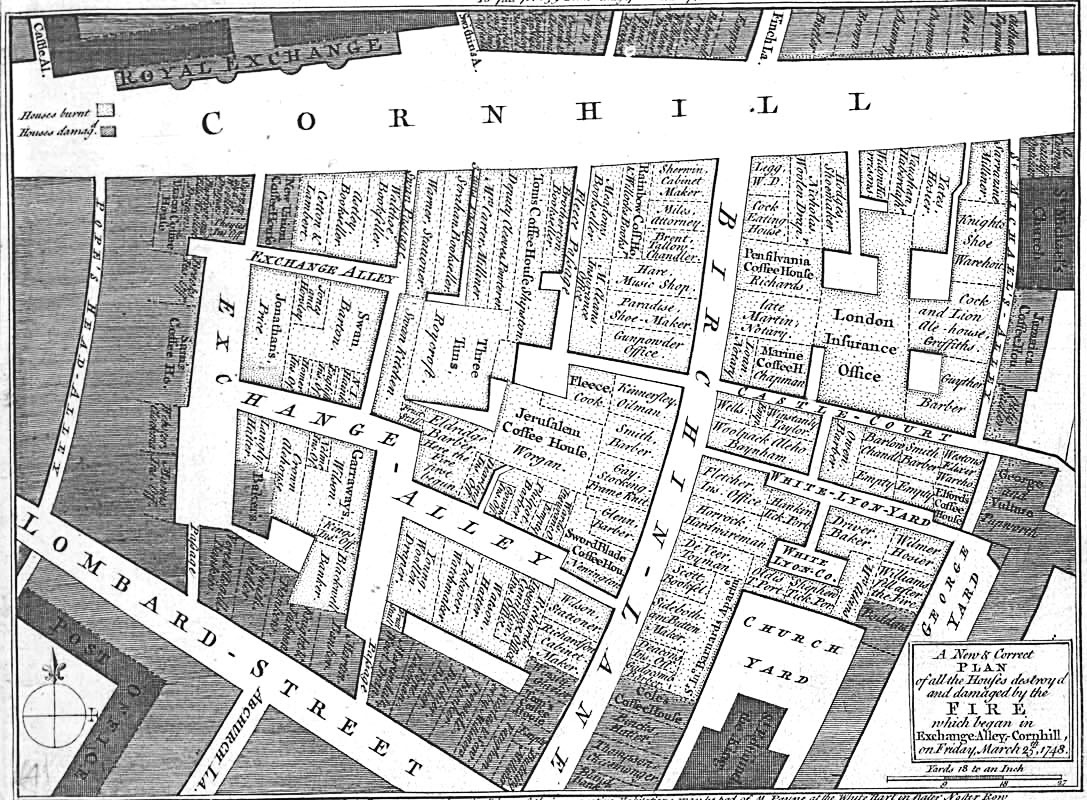 Exchange Alley in its early-eighteenth-century layout Wikimedia Commons For - photo 3