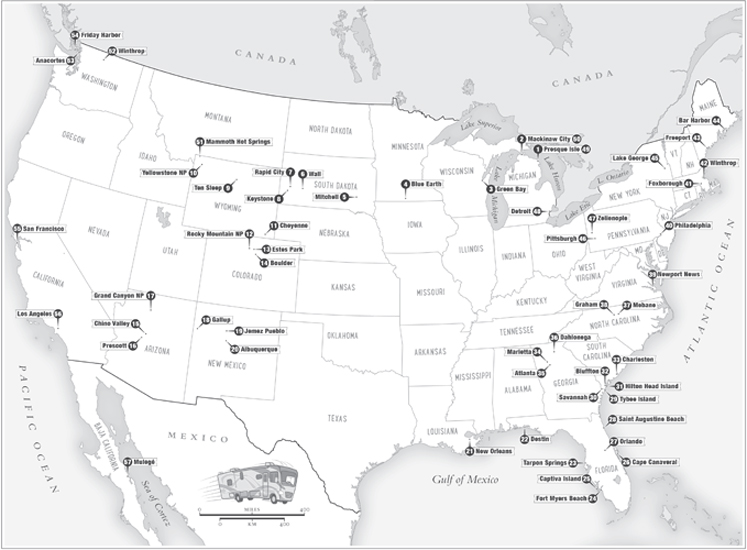 Map illustration by David Lindroth Inc FEBRUARY Tim F or nomads - photo 1