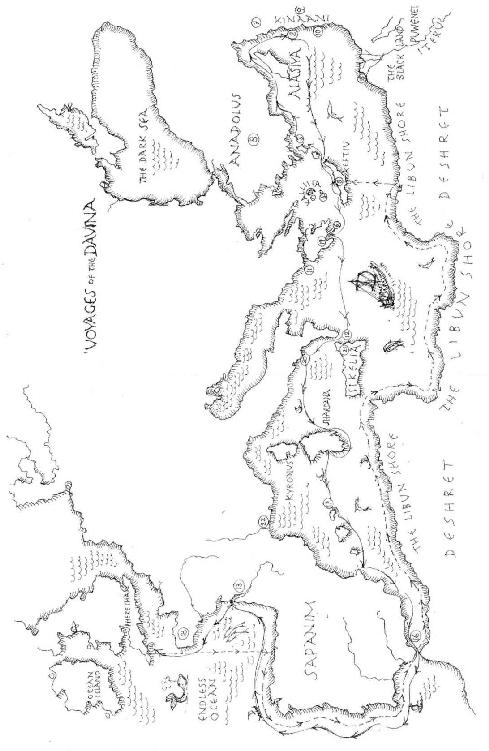 Localities Numbered on the Map of the Voyages of the Davina Name in the - photo 2