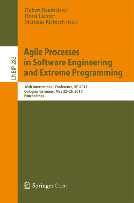 Baumeister Hubert - Agile processes in software engineering and extreme programming: 18th International Conference, XP 2017, Cologne, Germany, May 22-26, 2017, proceedings