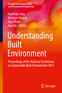 Biswas Arindam Understanding Built Environment Proceedings of the National Conference on Sustainable Built Environment 2015