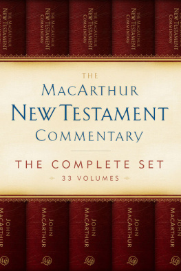 John MacArthur - The MacArthur New Testament Commentary Set of 33 volumes (MacArthur New Testament Commentary Series)