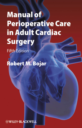 Bojar - Manual of Perioperative Care in Adult Cardiac Surgery