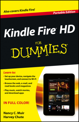 Chute Harvey Kindle Fire HD For Dummies