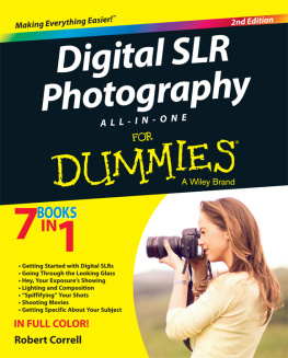 Correll - Digital SLR photography all-in-one for dummies