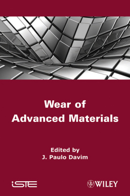 Davim - Wear of Advanced Materials