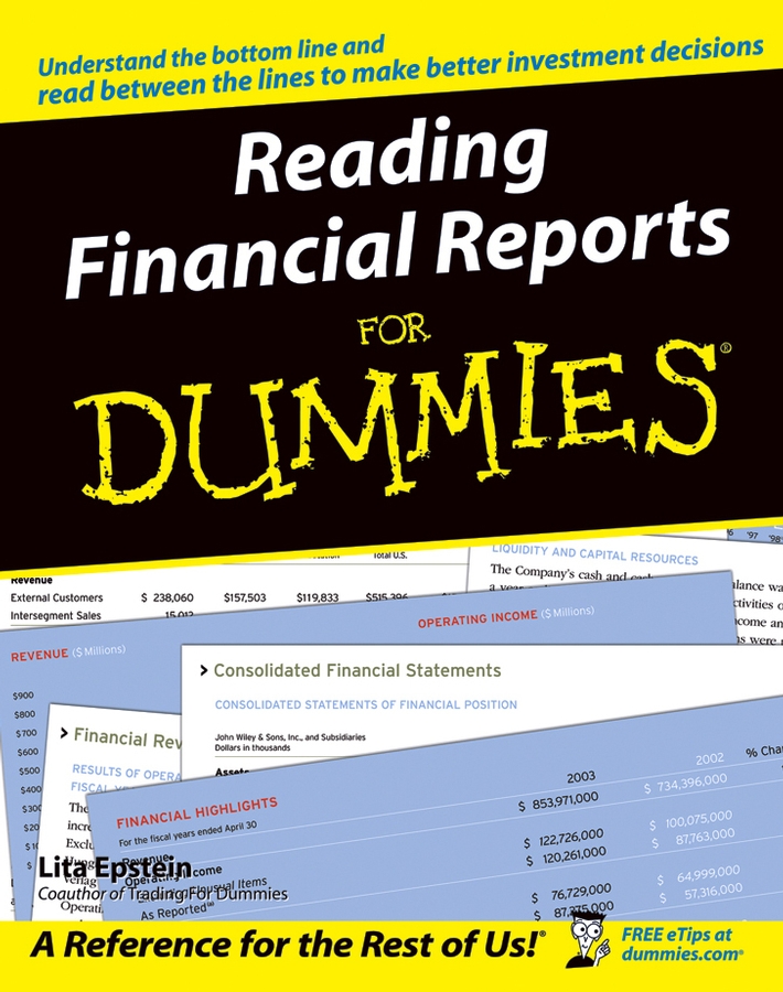 Reading Financial Reports For Dummies by Lita Epstein Reading Financial - photo 1