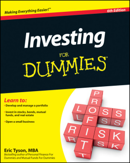 Eric Tyson - Investing For Dummies
