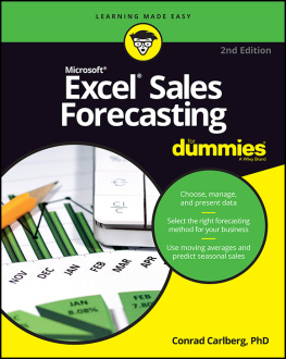 Excel - Excel® sales forecasting for dummies