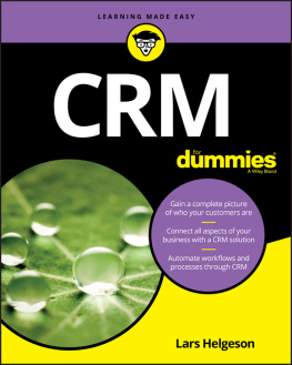 Helgeson - CRM For Dummies