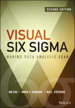 Ian Cox - Visual Six Sigma: Making Data Analysis Lean