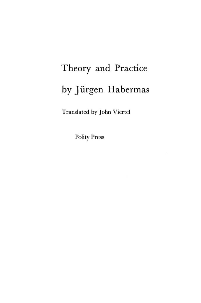 Theory and Practice is an abridgment by the author of the fourth edition of - photo 2