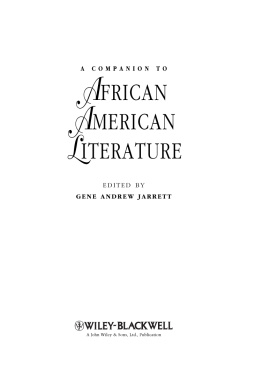 Jarrett A Companion to African American Literature