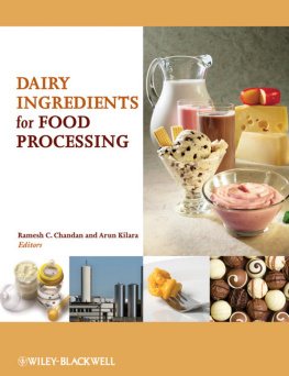 Kilara Arun.Chandan Ramesh C. - Dairy Ingredients for Food Processing