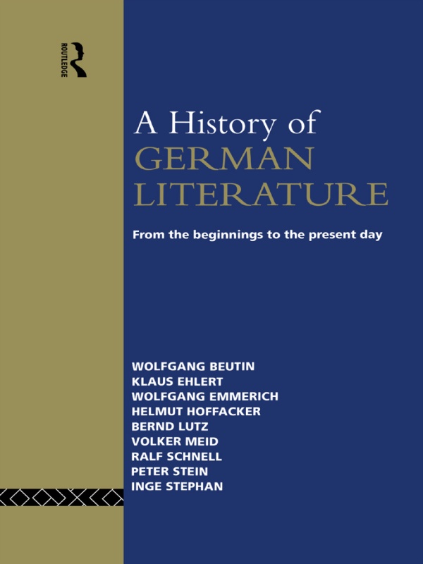 A HISTORY OF GERMAN LITERATURE A HISTORY OF GERMAN LITERATURE From the - photo 1