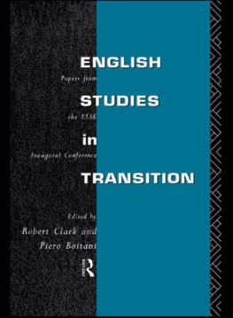 Boitani Piero - English studies in transition: papers from the ESSE Inaugural Conference