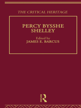 Boulton James T. - Percy Bysshe Shelley