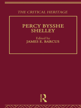 Boulton James T. Percy Bysshe Shelley