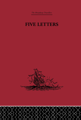 Cortés Hernando - Five letters, 1519-1526