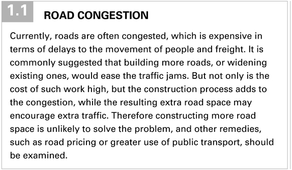 a Problem Currently roads are often congested which is b Solution A It - photo 1