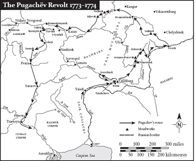 The Pugachv revolt 17734 adapted from John T Alexander Autocratic Politics - photo 7