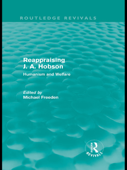 Freeden - Reappraising J.A. Hobson