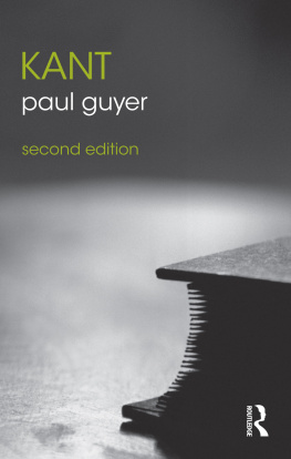 Guyer Paul - Kant