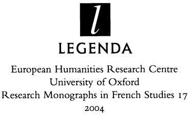 First published 2004 Published for the Society for French Studies by the - photo 2