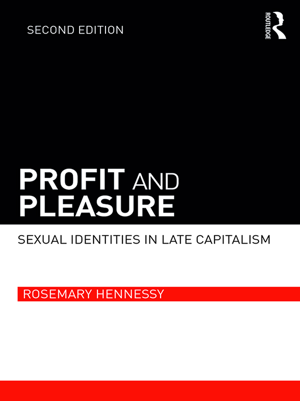 PROFIT AND PLEASURE Profit and Pleasure Second Edition is a classic - photo 1