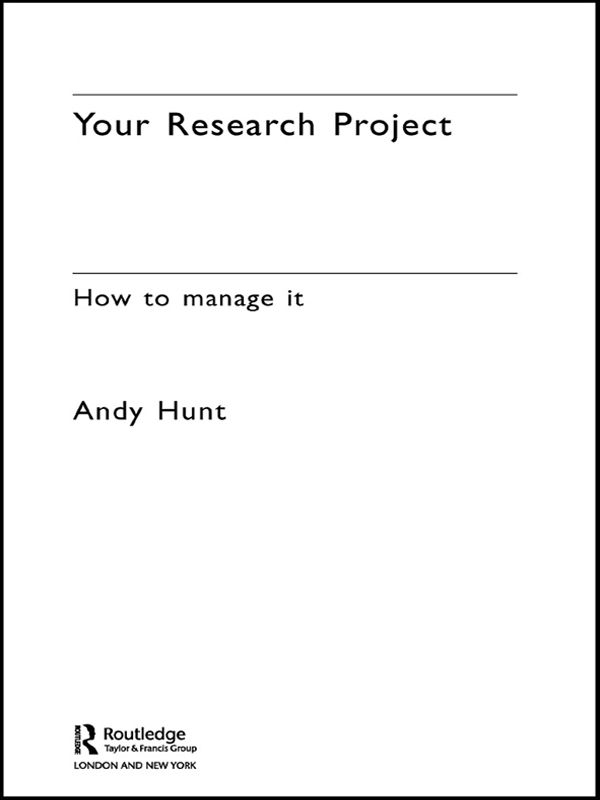 Your Research Project With ever increasing numbers of people going through - photo 1