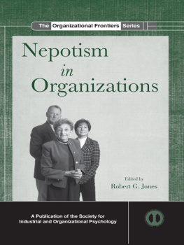 Jones - Nepotism in Organizations