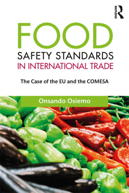 Osiemo Harmonisation of food safety standards in international trade: the case of the eu and the ... comesa