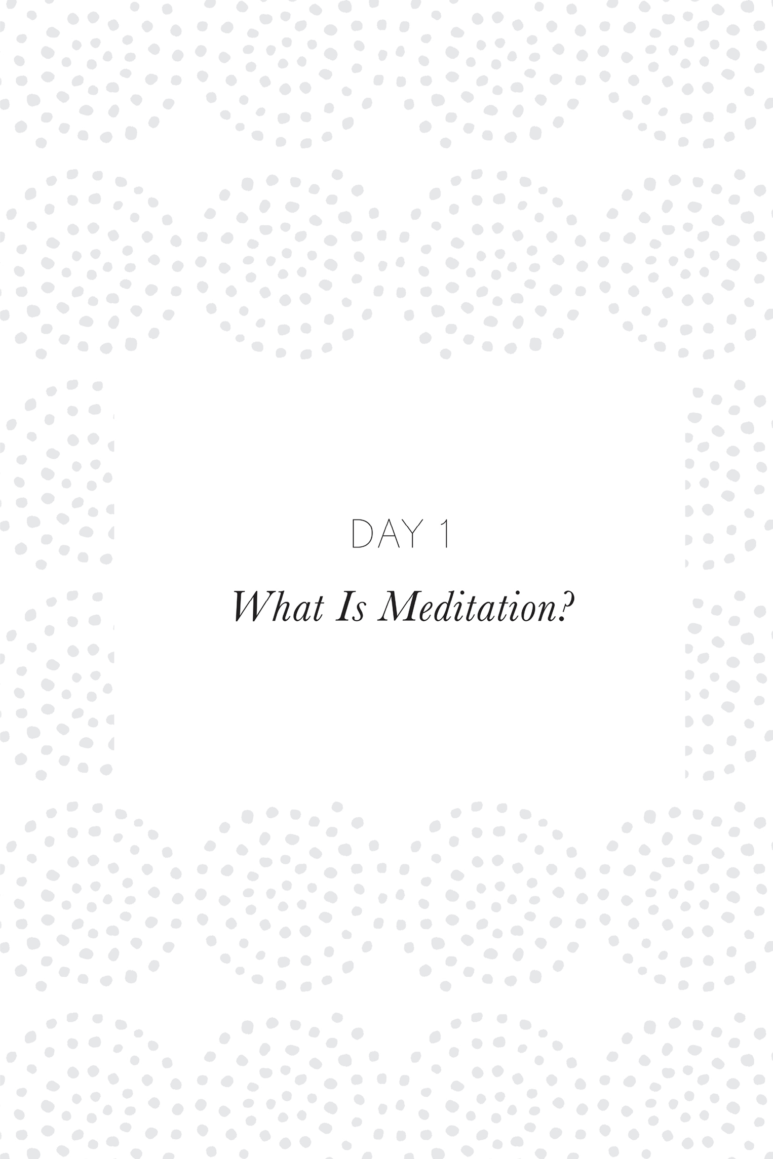 Today we start with a basic question What is meditation Oshos response - photo 5