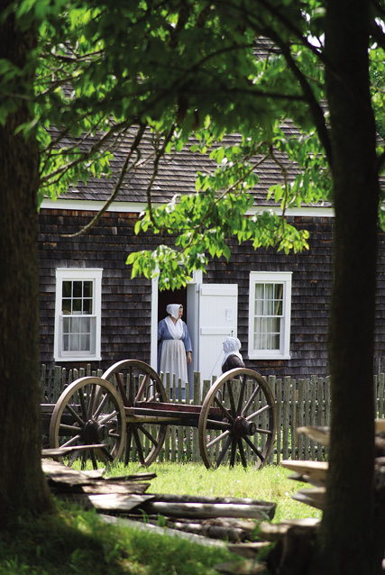 Employees at Ross Farm dress in period costumes designed and made at the - photo 3