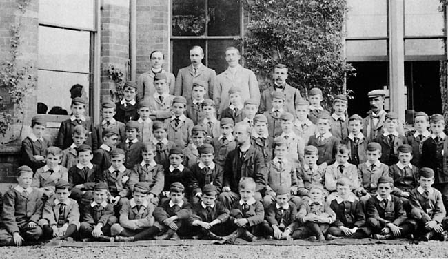 Hillbrow School c 1901 Mr Thomas Eden the pedophile headmaster at centre - photo 3