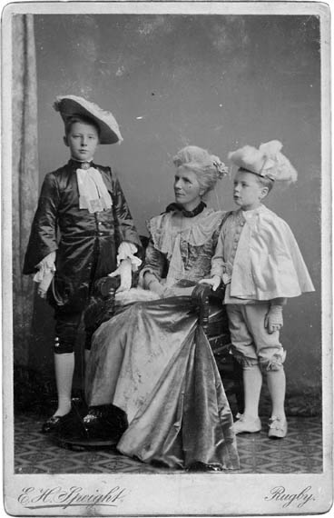 Mrs Brooke with Rupert left and Alfred 1898 Modern Archive Kings College - photo 2