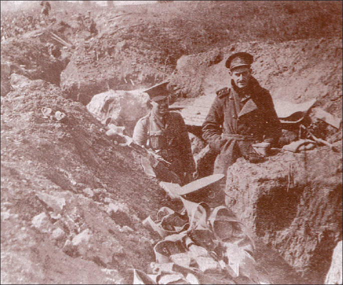 The BEF had stoically endured the primitive and muddy conditions of the Aisne - photo 3