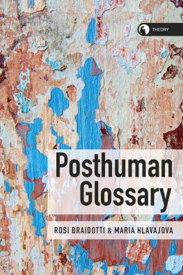 Braidotti Rosi Posthuman Glossary